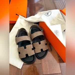 2023 Hermes Genius ETOUPE EU 39 (Chypre style with strap!) 💯 authentic